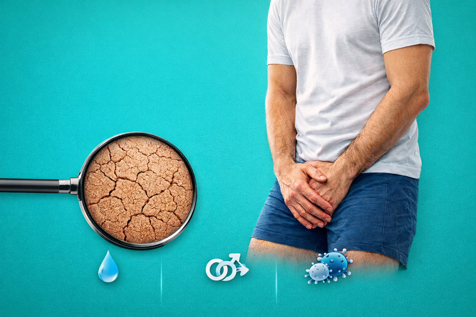 As Causas Mais Comuns de Alergia e Ressecamento da Região Íntima Masculina